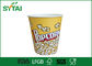 Tek kullanımlık kağıt Popcorn Kovalar / Biyobozunur Kağıt Popcorn Bardaklar Çok Renkli Tedarikçi